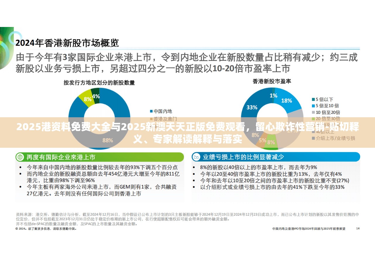 2025港资料免费大全与2025新澳天天正版免费观看，留心欺诈性营销-贴切释义、专家解读解释与落实
